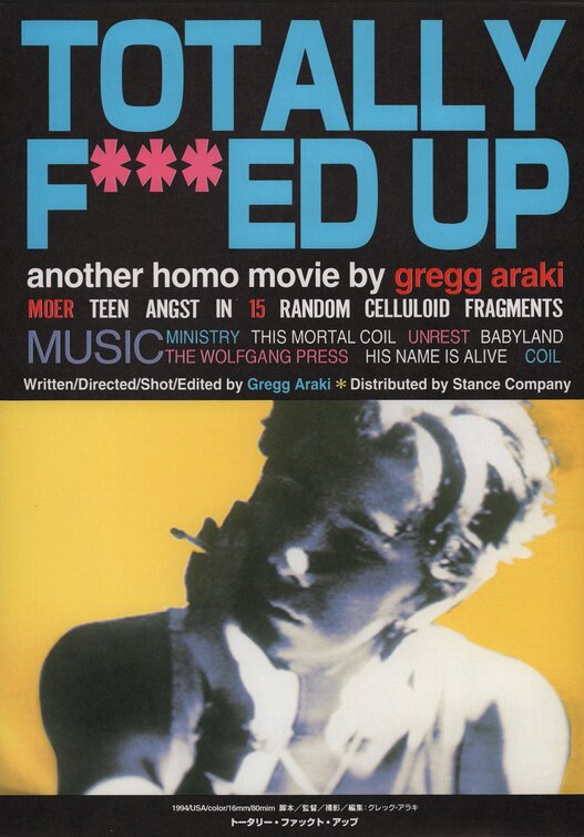 1000 piece jigsaw puzzle for the movie poster: Totally F***ed Up (1994)