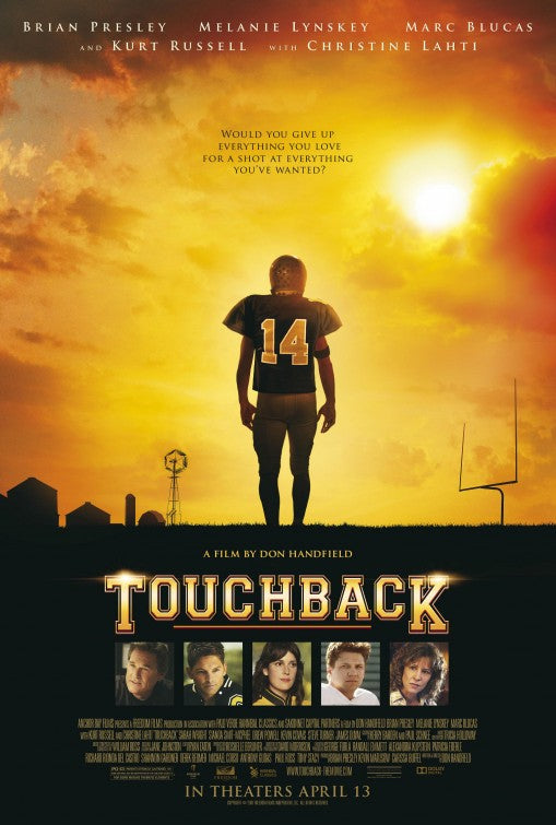 1000 piece jigsaw puzzle for the movie poster: Touchback (2012)