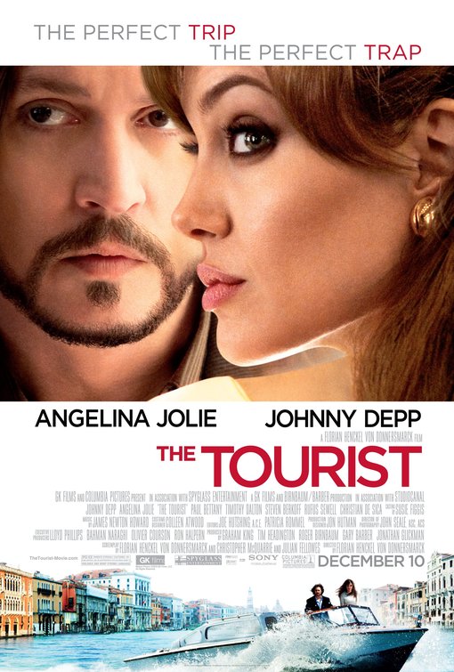 1000 piece jigsaw puzzle for the movie poster: The Tourist (2010) ver3