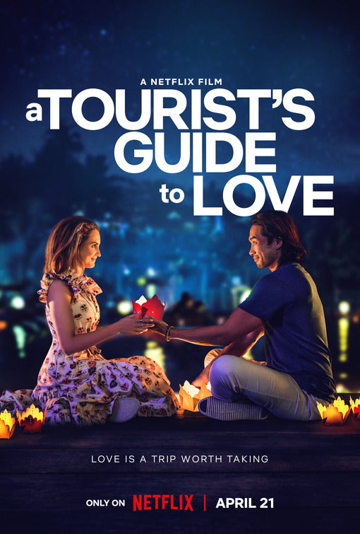1000 piece jigsaw puzzle for the movie poster: A Tourist's Guide to Love (2023)