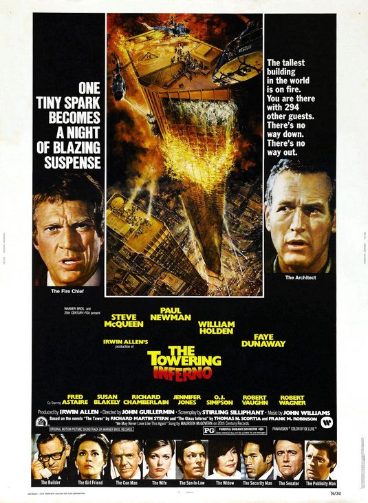 the movie poster: The Towering Inferno (1974)