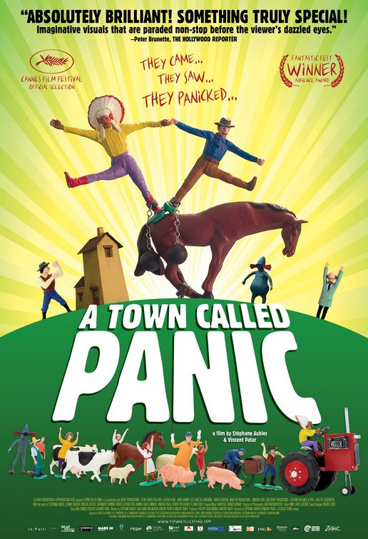 1000 piece jigsaw puzzle for the movie poster: A Town Called Panic (2009)
