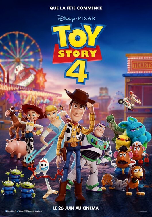 1000 piece jigsaw puzzle for the movie poster: Toy Story 4 (2019) ver10