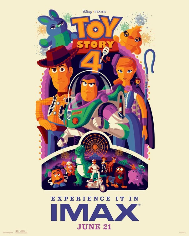 1000 piece jigsaw puzzle for the movie poster: Toy Story 4 (2019) ver20