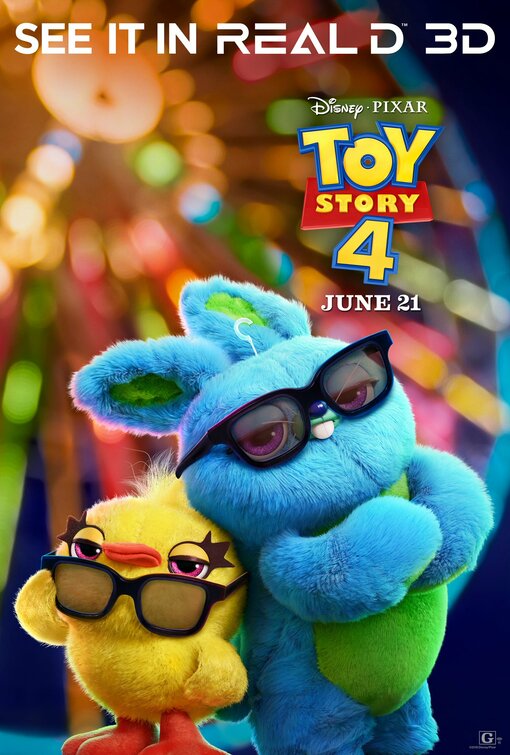 1000 piece jigsaw puzzle for the movie poster: Toy Story 4 (2019) ver22