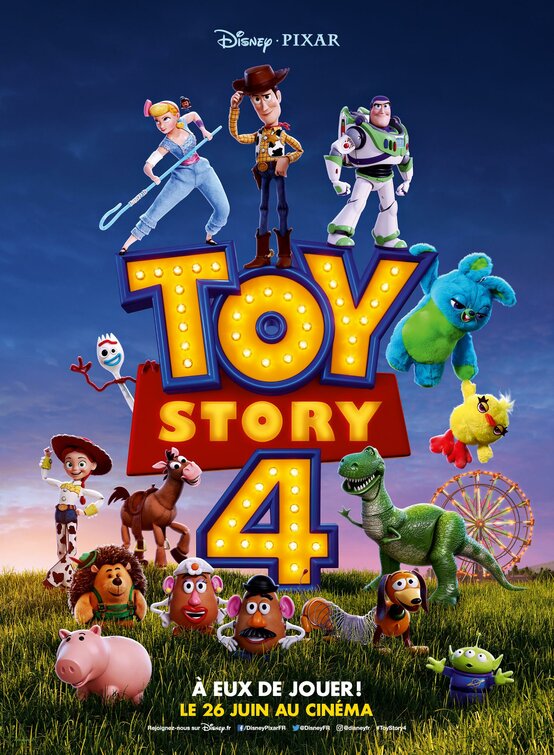 1000 piece jigsaw puzzle for the movie poster: Toy Story 4 (2019) ver7