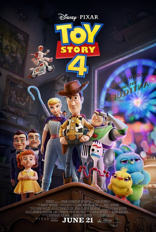 1000 piece jigsaw puzzle for the movie poster: Toy Story 4 (2019) ver8