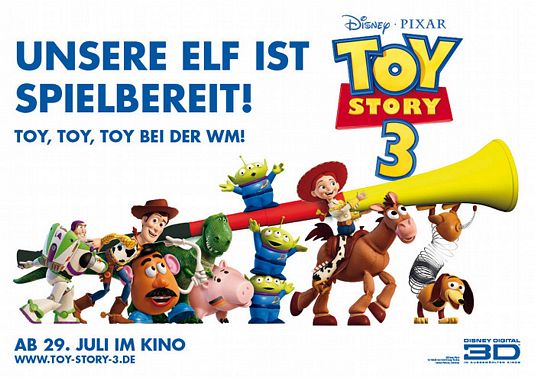 1000 piece jigsaw puzzle for the movie poster: Toy Story 3 (2010) ver31