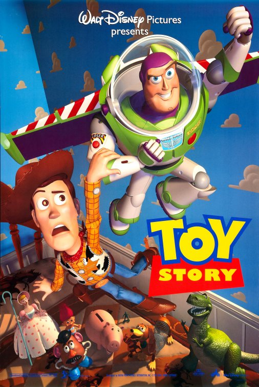 1000 piece jigsaw puzzle for the movie poster: Toy Story (1995) ver1