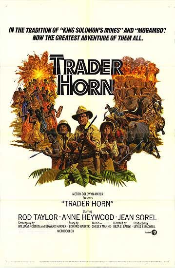 the movie poster: Trader Horn (1973)