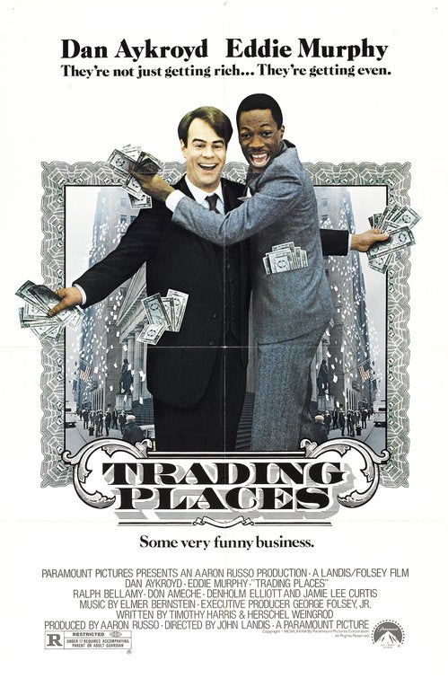 the movie poster: Trading Places (1983)
