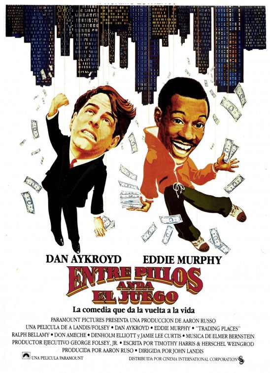 1000 piece jigsaw puzzle for the movie poster: Trading Places (1983) ver4