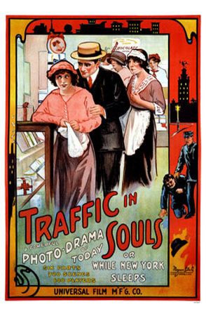 the movie poster: Traffic in Souls (1913)