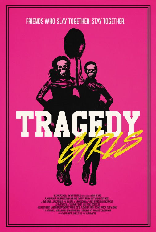 1000 piece jigsaw puzzle for the movie poster: Tragedy Girls (2017)