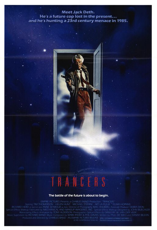 the movie poster: Trancers (1985)