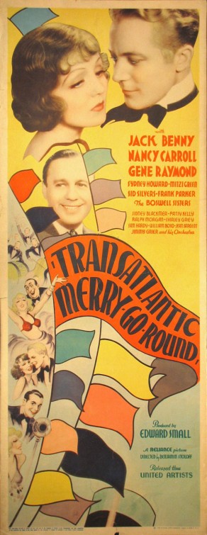 1000 piece jigsaw puzzle for the movie poster: Transatlantic Merry-Go-Round (1934) ver2