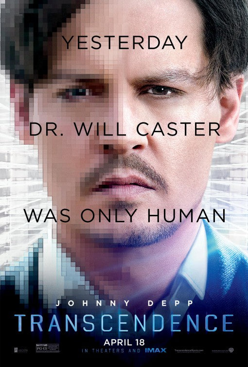 1000 piece jigsaw puzzle for the movie poster: Transcendence (2014) ver3