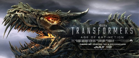 1000 piece jigsaw puzzle for the movie poster: Transformers: Age of Extinction (2014) ver11