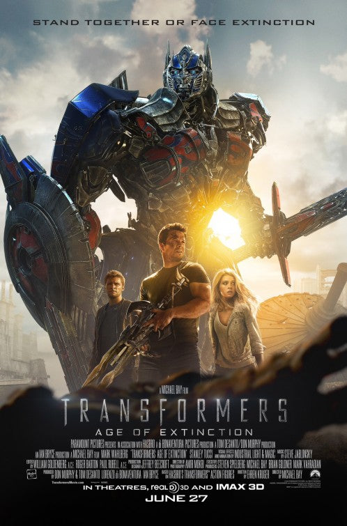 1000 piece jigsaw puzzle for the movie poster: Transformers: Age of Extinction (2014) ver12