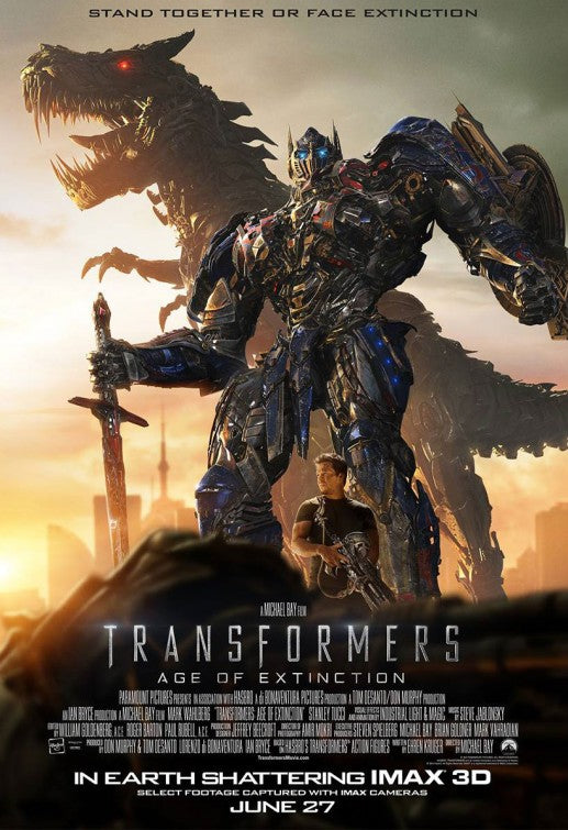 1000 piece jigsaw puzzle for the movie poster: Transformers: Age of Extinction (2014) ver20