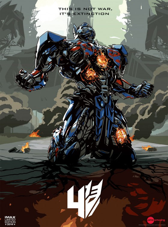 1000 piece jigsaw puzzle for the movie poster: Transformers: Age of Extinction (2014) ver21