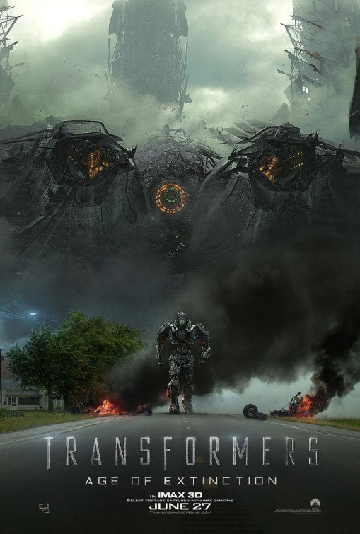 1000 piece jigsaw puzzle for the movie poster: Transformers: Age of Extinction (2014) ver8