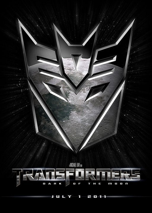 1000 piece jigsaw puzzle for the movie poster: Transformers: Dark of the Moon (2011)