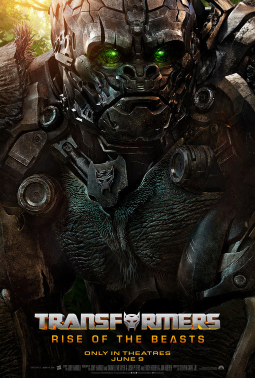 1000 piece jigsaw puzzle for the movie poster: Transformers: Rise of the Beasts (2023) ver2