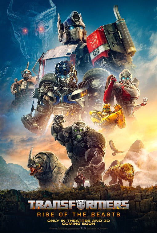 1000 piece jigsaw puzzle for the movie poster: Transformers: Rise of the Beasts (2023) ver25