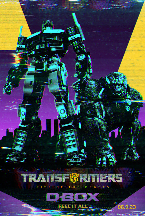 1000 piece jigsaw puzzle for the movie poster: Transformers: Rise of the Beasts (2023) ver27