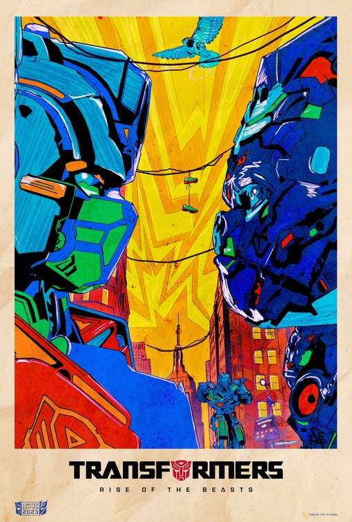 1000 piece jigsaw puzzle for the movie poster: Transformers: Rise of the Beasts (2023) ver32