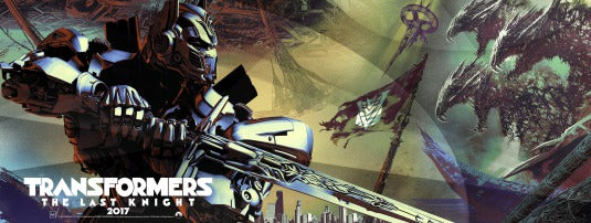 1000 piece jigsaw puzzle for the movie poster: Transformers: The Last Knight (2017)
