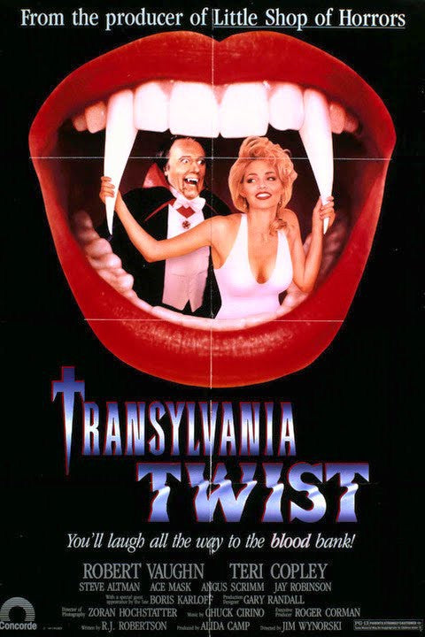 1000 piece jigsaw puzzle for the movie poster: Transylvania Twist (1989)