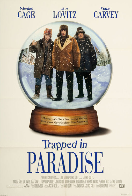 the movie poster: Trapped In Paradise (1994)