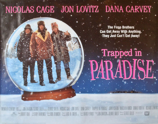 1000 piece jigsaw puzzle for the movie poster: Trapped In Paradise (1994) ver2