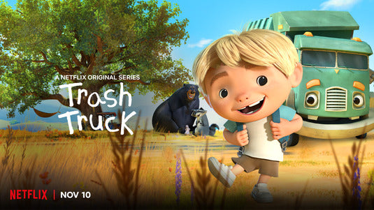 1000 piece jigsaw puzzle for tv poster: Trash Truck