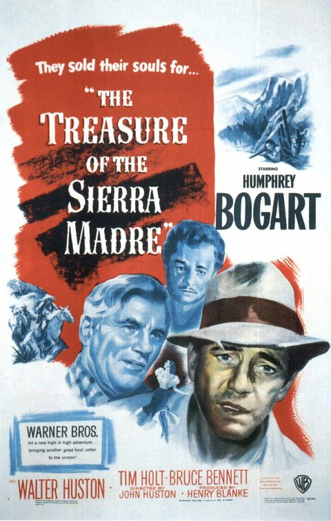 the movie poster: The Treasure of the Sierra Madre (1948)