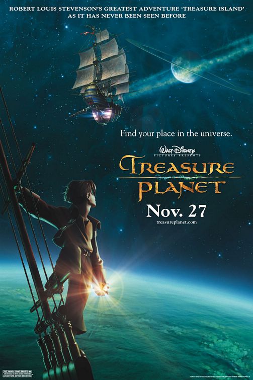 the movie poster: Treasure Planet (2002) ver2