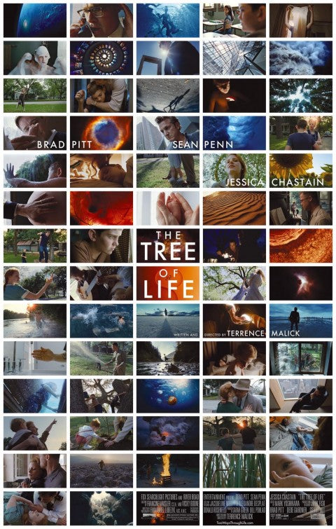 1000 piece jigsaw puzzle for the movie poster: The Tree of Life (2011) ver2