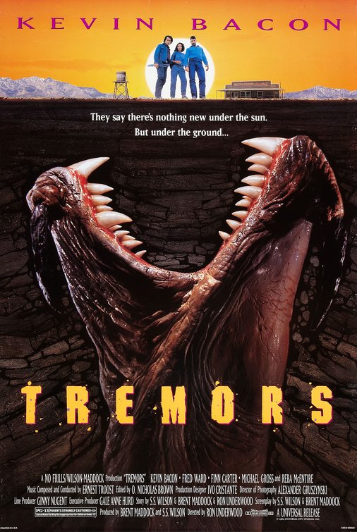 1000 piece jigsaw puzzle for the movie poster: Tremors (1990)