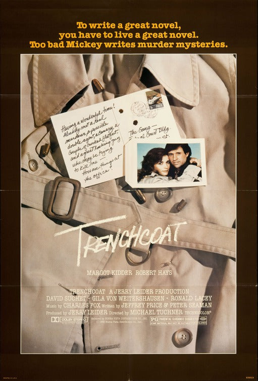 the movie poster: Trenchcoat (1983)