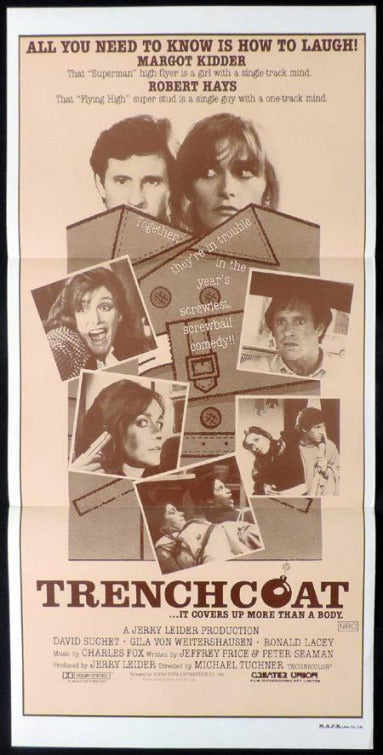 1000 piece jigsaw puzzle for the movie poster: Trenchcoat (1983) ver2