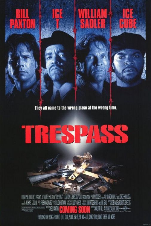 the movie poster: Trespass (1992)