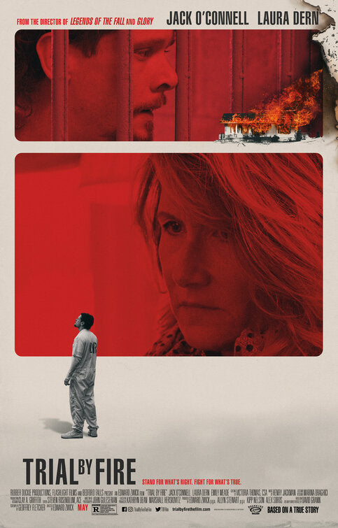 1000 piece jigsaw puzzle for the movie poster: Trial by Fire (2019)