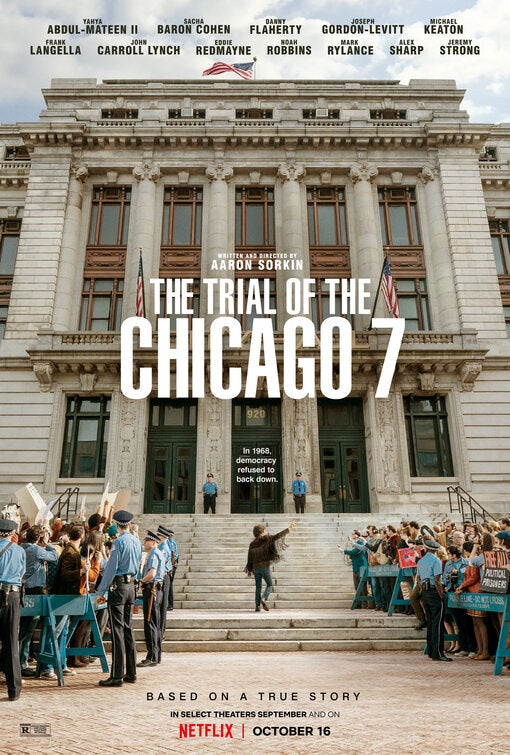 1000 piece jigsaw puzzle for the movie poster: The Trial of the Chicago 7 (2020)