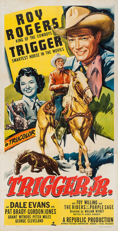 1000 piece jigsaw puzzle for the movie poster: Trigger, Jr. (1950) ver2