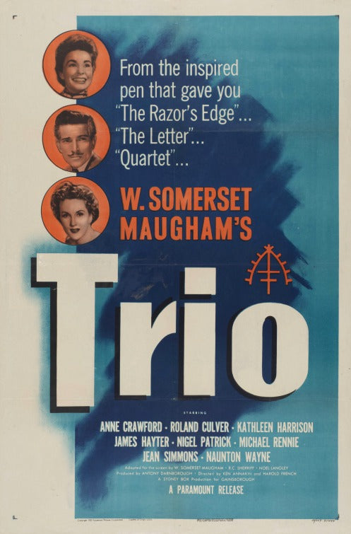 1000 piece jigsaw puzzle for the movie poster: Trio (1950)