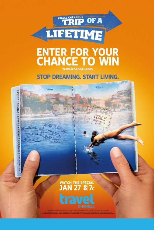 1000 piece jigsaw puzzle for tv poster: Trip of a Lifetime