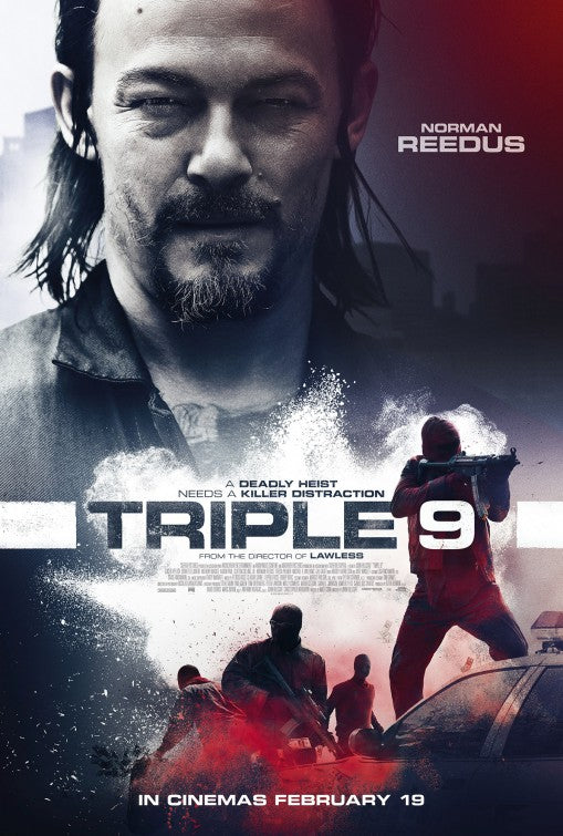 1000 piece jigsaw puzzle for the movie poster: Triple 9 (2016) ver10