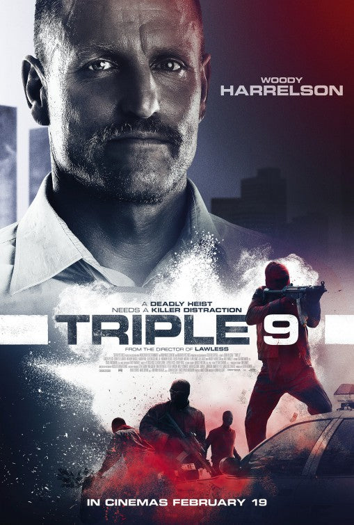 1000 piece jigsaw puzzle for the movie poster: Triple 9 (2016) ver11